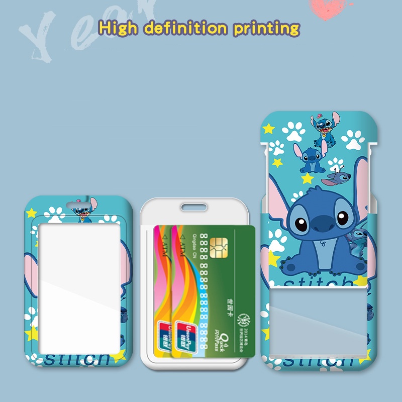 Dây đeo thẻ tên/ Stitch Đựng Thẻ Ngân Hàng / Làm Việc / Thẻ Ngân Hàng