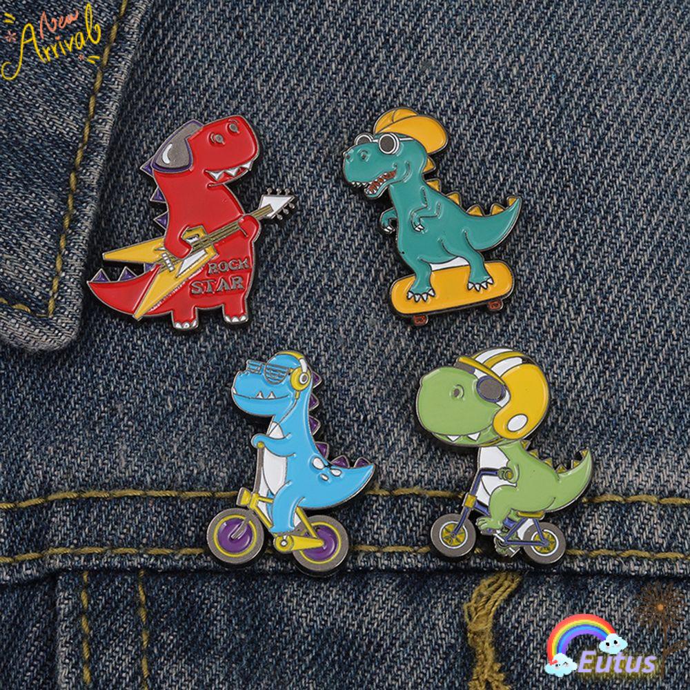 Huy Hiệu Cài Áo Hình Khủng Long Ngộ Nghĩnh