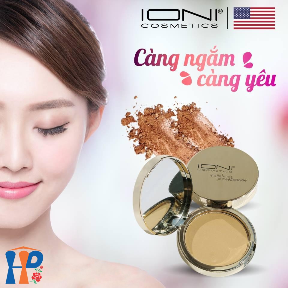 Phấn nền IONI SPF50+/ PA+++ - Mattefying Pressed-Powder Foundation (kiềm dầu, lâu trôi, bền màu,..) | BigBuy360 - bigbuy360.vn
