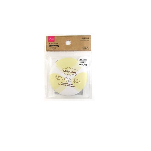 Daiso Gương Cầm Tay Button Pin Mirror -Nt-
