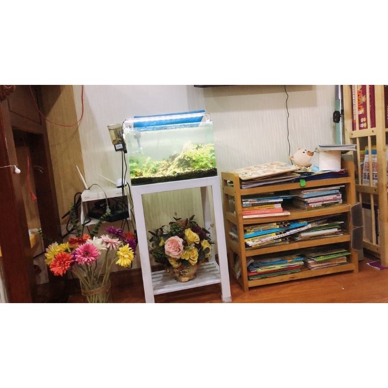 Chân Bể Cá chịu tải >500kg Dài 40cm Rộng 30cm, Cao 50cm; 60cm&70cm Hộp thép 2x4cm. sàn 1 để đồ