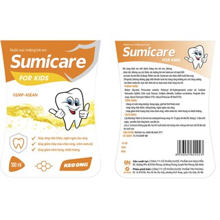 [Hàng Chính Hãng] Nước Súc Miệng Sumicare Lọ 250ml