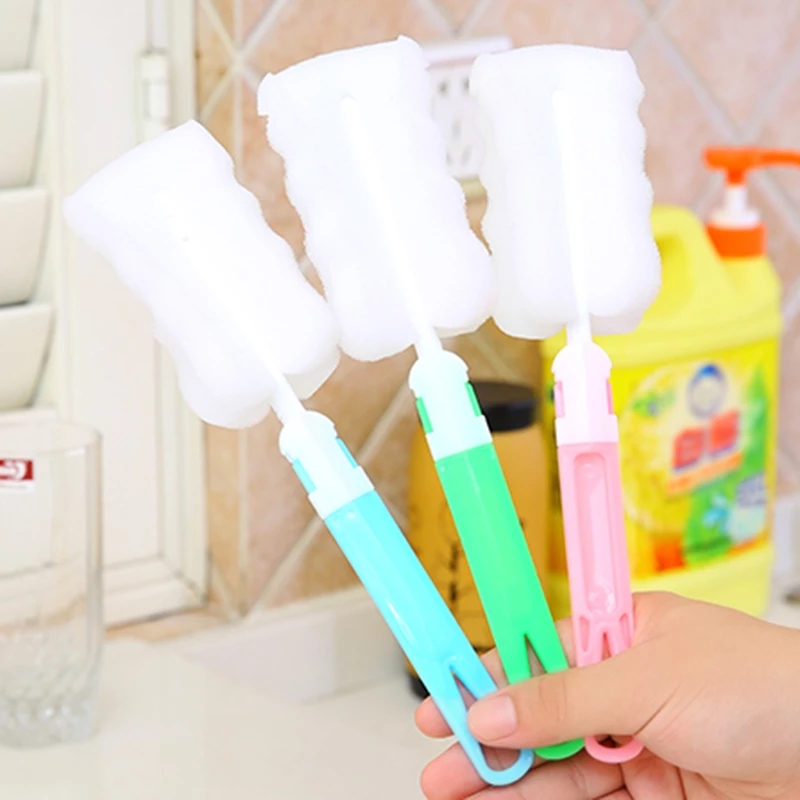 Cọ vệ sinh ly bình sữa em bé tay cầm dài tiện lợi