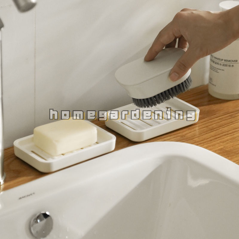 Khay Đựng Xà Phòng Hai Tầng Có Nắp Và Giá Đỡ Cho Nhà Tắm