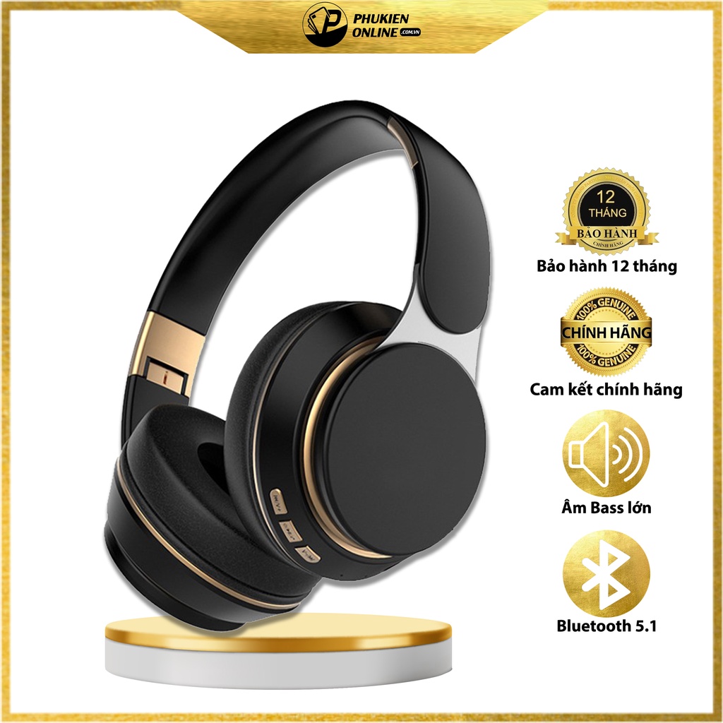 Tai nghe chụp tai Bluetooth FLOVEME B07 - Thiết kế thời trang và tinh tế - Âm thanh HIFI đầy sống động - Độ trễ thấp