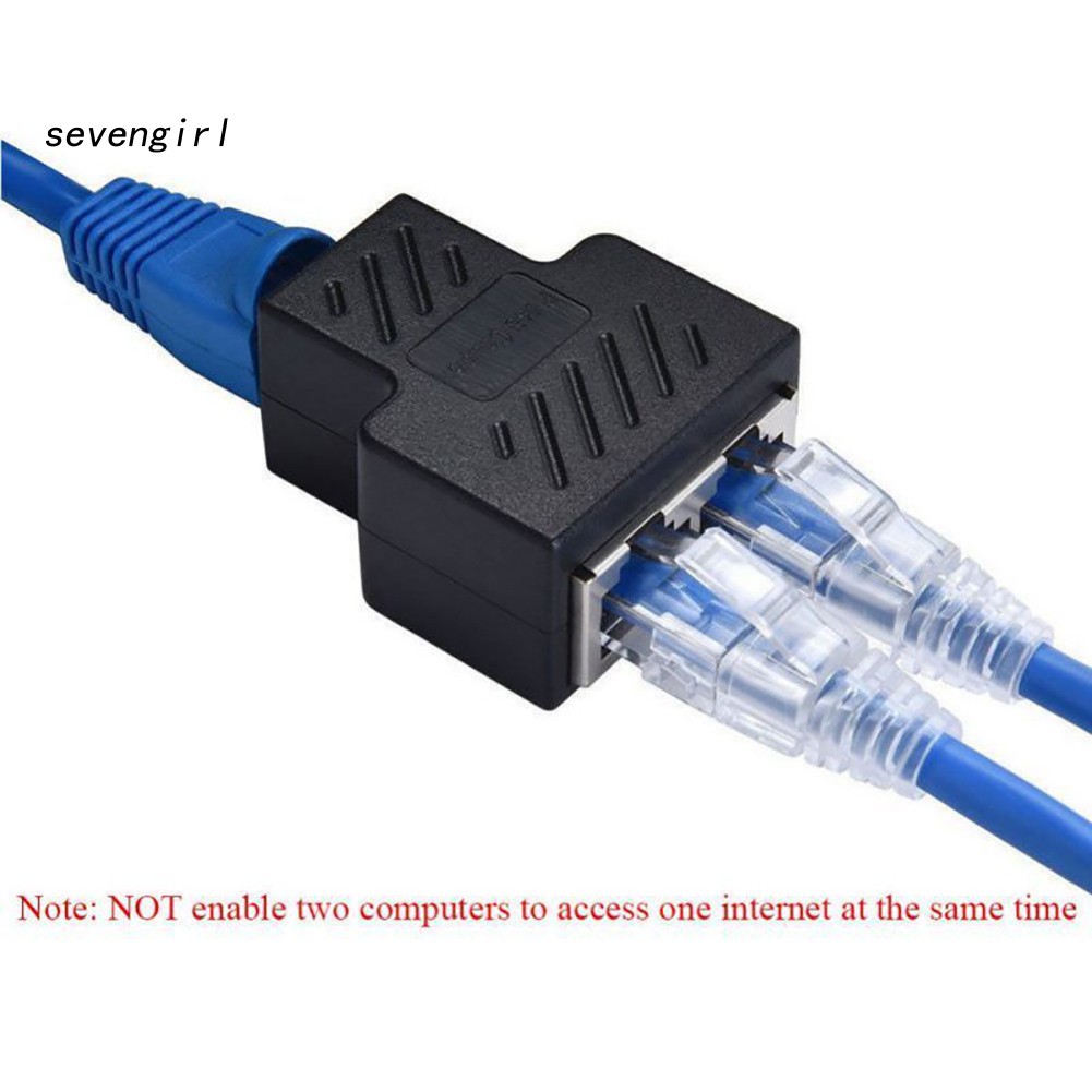 Cáp Chia Mạng Lan Ethernet 1 Ra 2 Cổng Rj45 Female