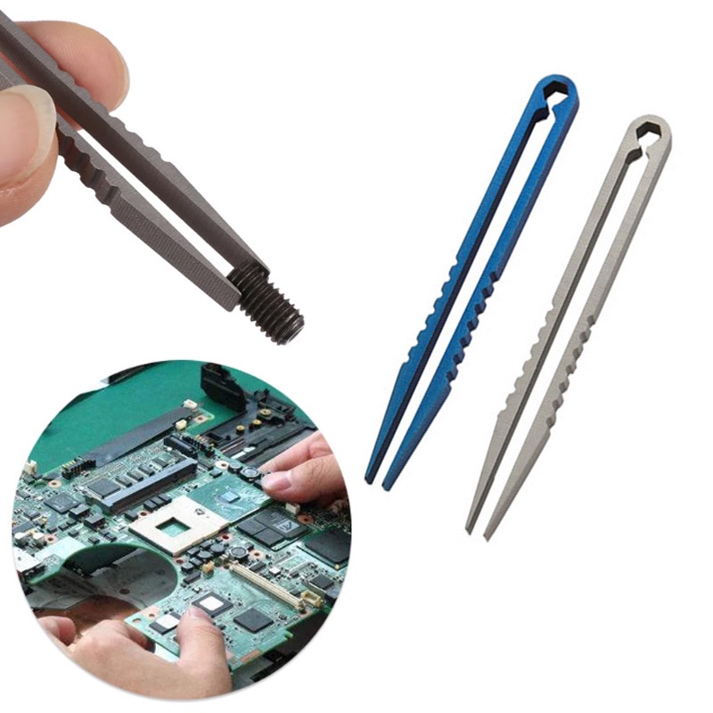 Dụng Cụ Kẹp Gắp Tóc mini Chính Xác Bằng Hợp Kim Titan