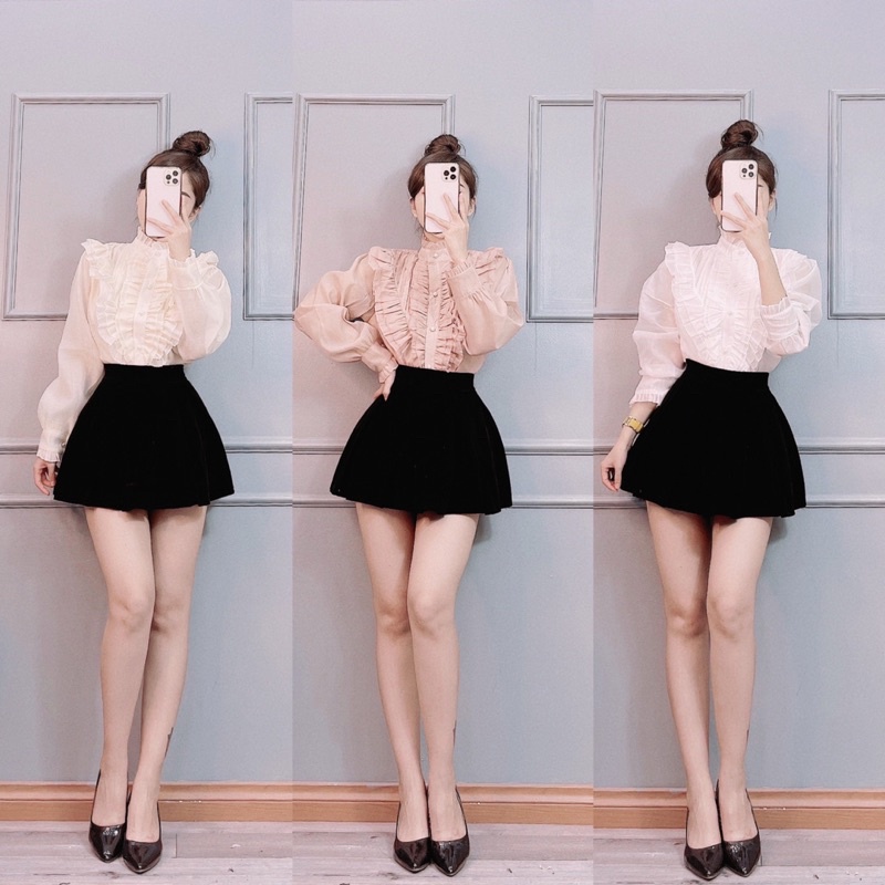 (ẢNH AHOP TỰ CHỤP) ÁO VON BÈO NGỰC TIỂU THƯ