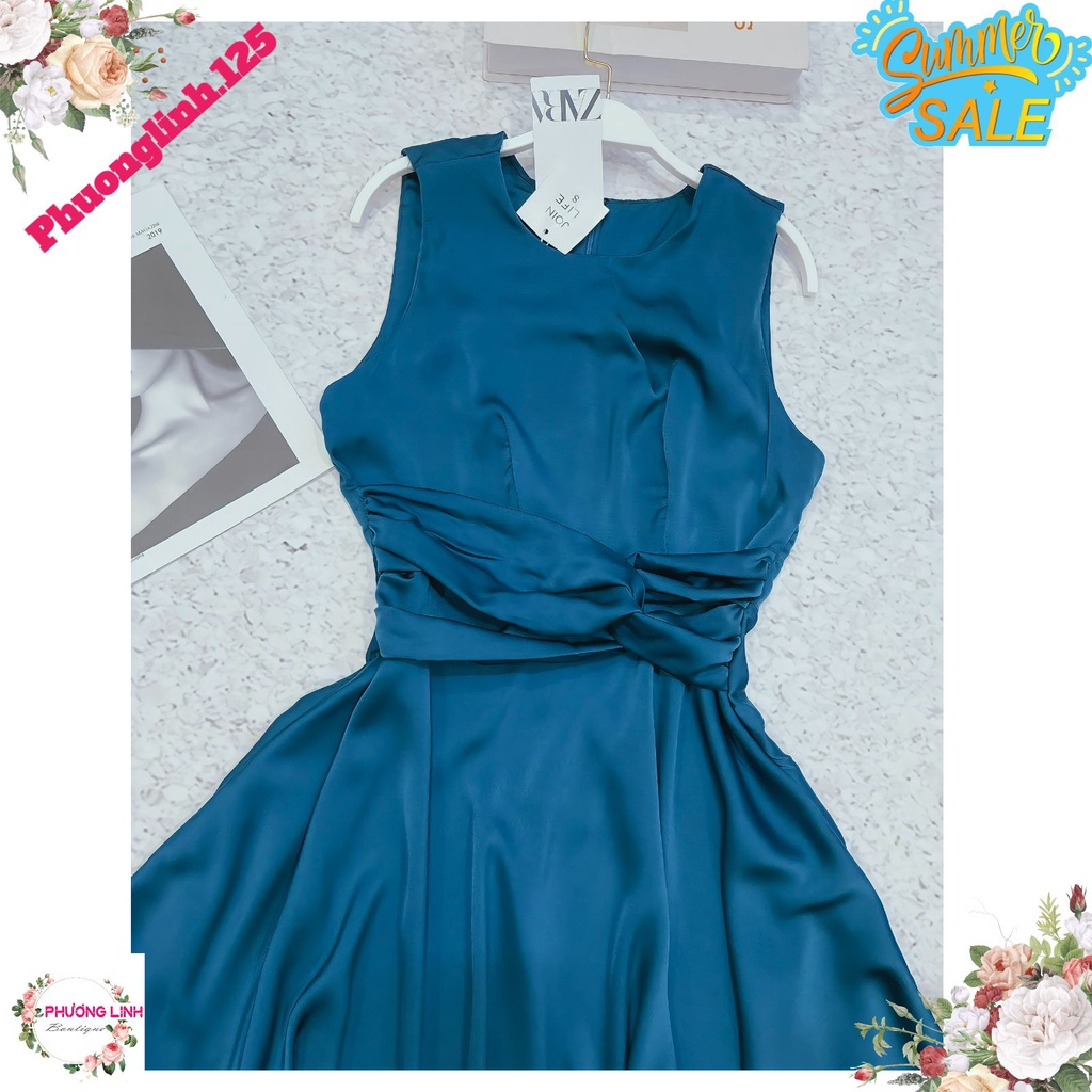 VÁY XANH NB  XÒE LY EO | BigBuy360 - bigbuy360.vn