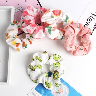 Cột tóc scrunchies trái cây trẻ trung