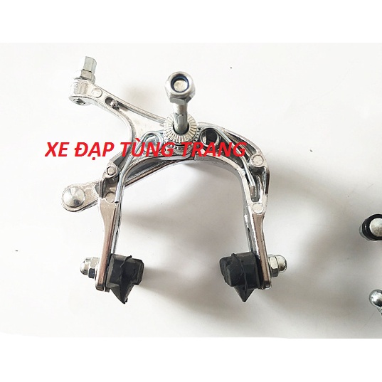 Củ phanh nhôm trước + sau xe đạp phổ thông xe đạp mini cào cào