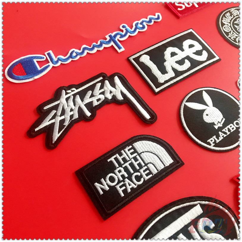 Miếng vá ủi thêu trang trí hình thương hiệu thời trang Series 03