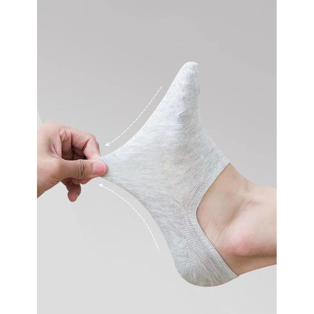 [HOT] Combo 5 vớ trơn cổ ngắn vải mềm mịn T318 Kingroom