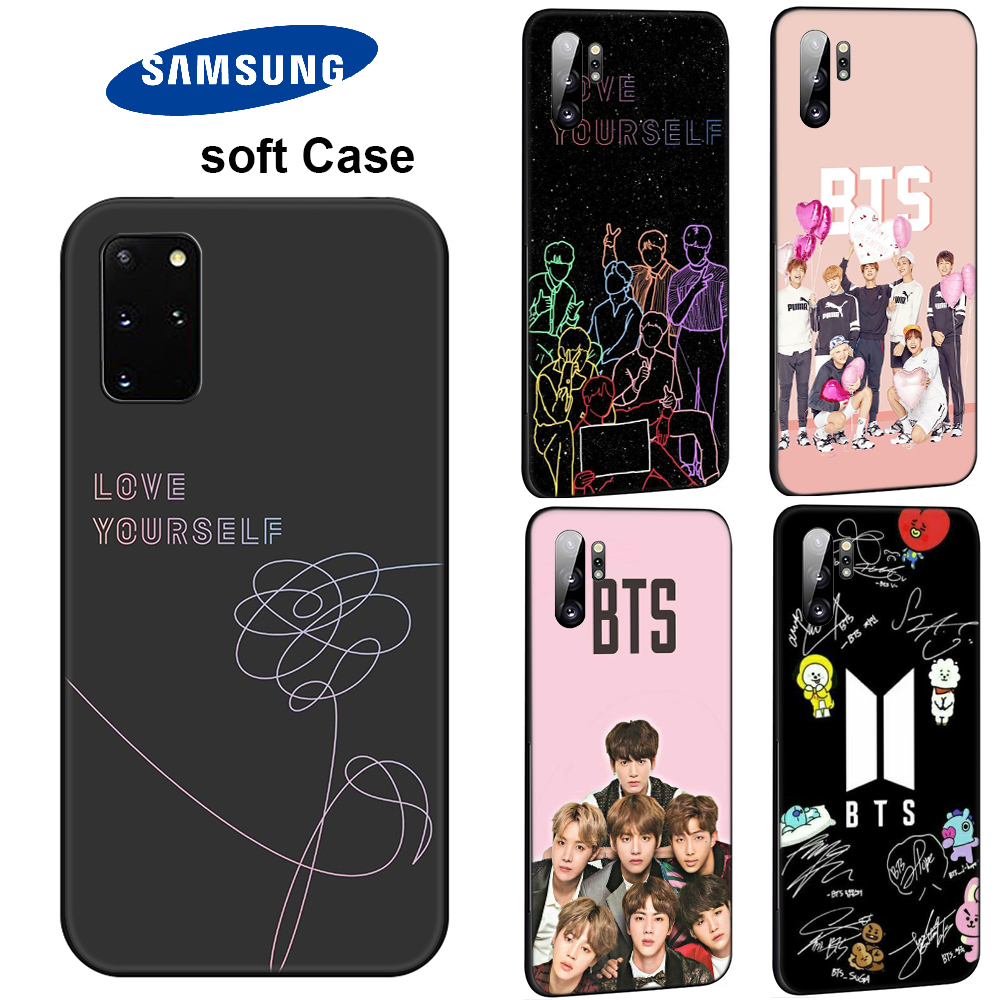 Ốp Điện Thoại Mềm Hình Bts Jk V Rm Jin Suga Jhope Jimin Sh215 Cho Samsung Galaxy J4 + J6 + J2 J7 J5 Prime Core Pro J4 J6 J8 2018 Plus J730