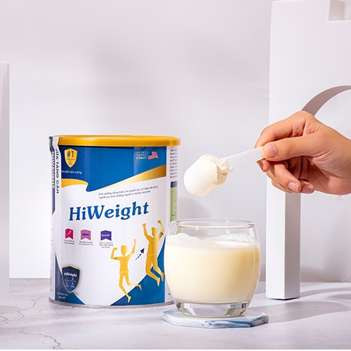 Combo 3 hộp sữa bột HiWeight hỗ trợ tăng cân hộp 650g