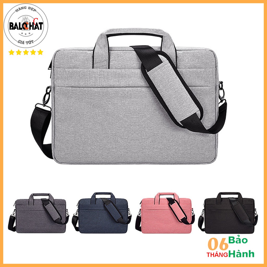 Cặp đựng laptop Laptop, túi chống sốc Macbook nhiều ngăn, chống nước, có tay xách và quai mang 15.6, 14.1,13.3 inch DJ01