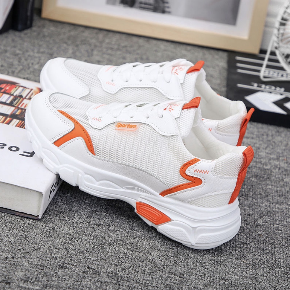 Giầy Thể Thao Nữ Sneaker Hàn Quốc Auto chữ S lưới thoáng | BigBuy360 - bigbuy360.vn