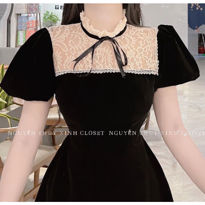 [BÁN CHẠY] Váy nhung body beo , váy nhung trẻ trung thời thượng BG2311201
