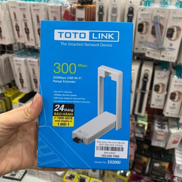 Bộ Kích Sóng Wifi Repeater 300Mbps Totolink EX-200U