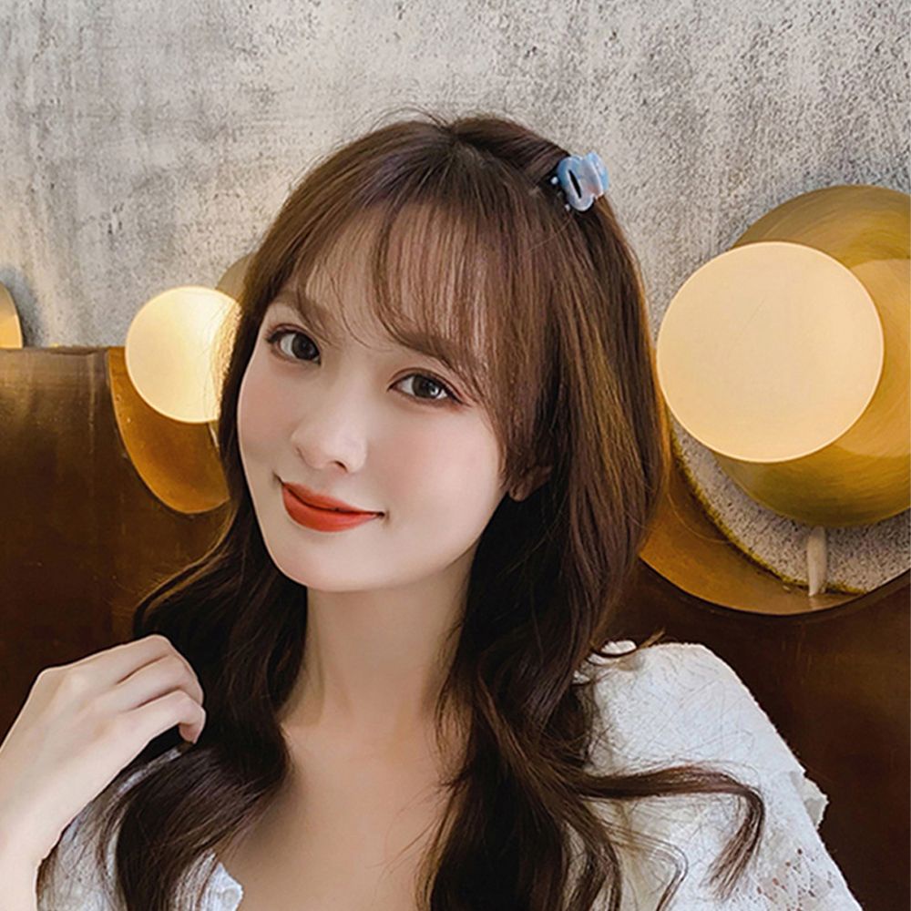 Kẹp Tóc Đuôi Ngựa Họa Tiết Da Báo Bằng Acrylic Phong Cách Hàn Quốc Thanh Lịch Cho Nữ