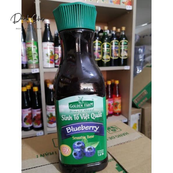 Sinh Tố Golden Farm Việt Quất 1 Lít (1000ml)