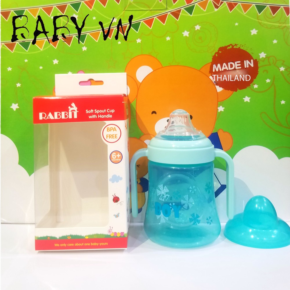 Bình nước Thái Lan núm mỏ vịt cho bé 250ml