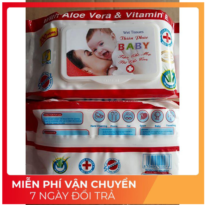 Giấy Ướt Baby không mùi không màu