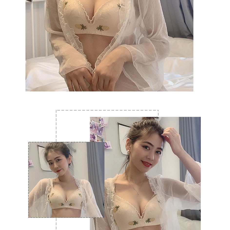 Áo ngực su đúc không gọng đệm mỏng pha ren, áo lót thêu cực quyến rũ AR//56 | BigBuy360 - bigbuy360.vn