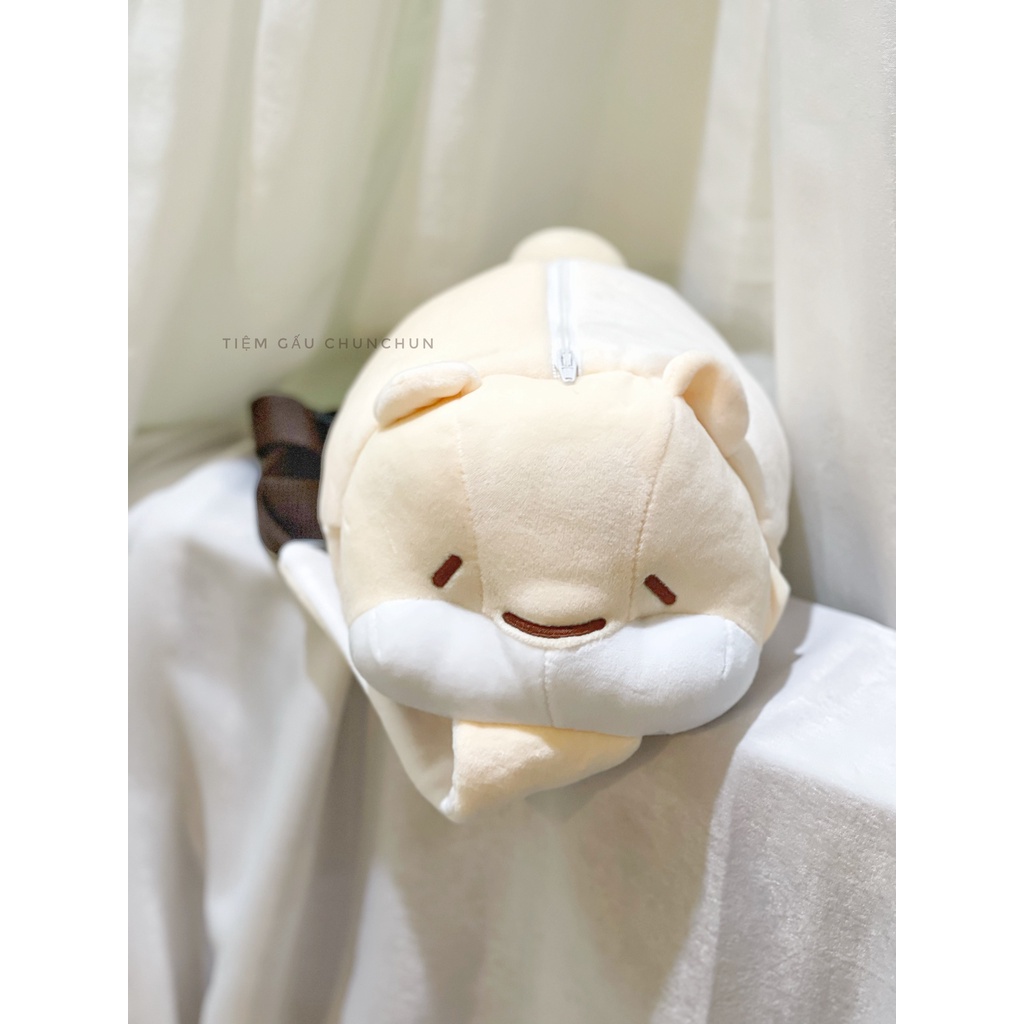 2022 Túi Đeo Chéo Hình Chuột Hamster Nhồi Bông màu vàng pastel Ngộ Nghĩnh Đáng Yêu Thời Trang