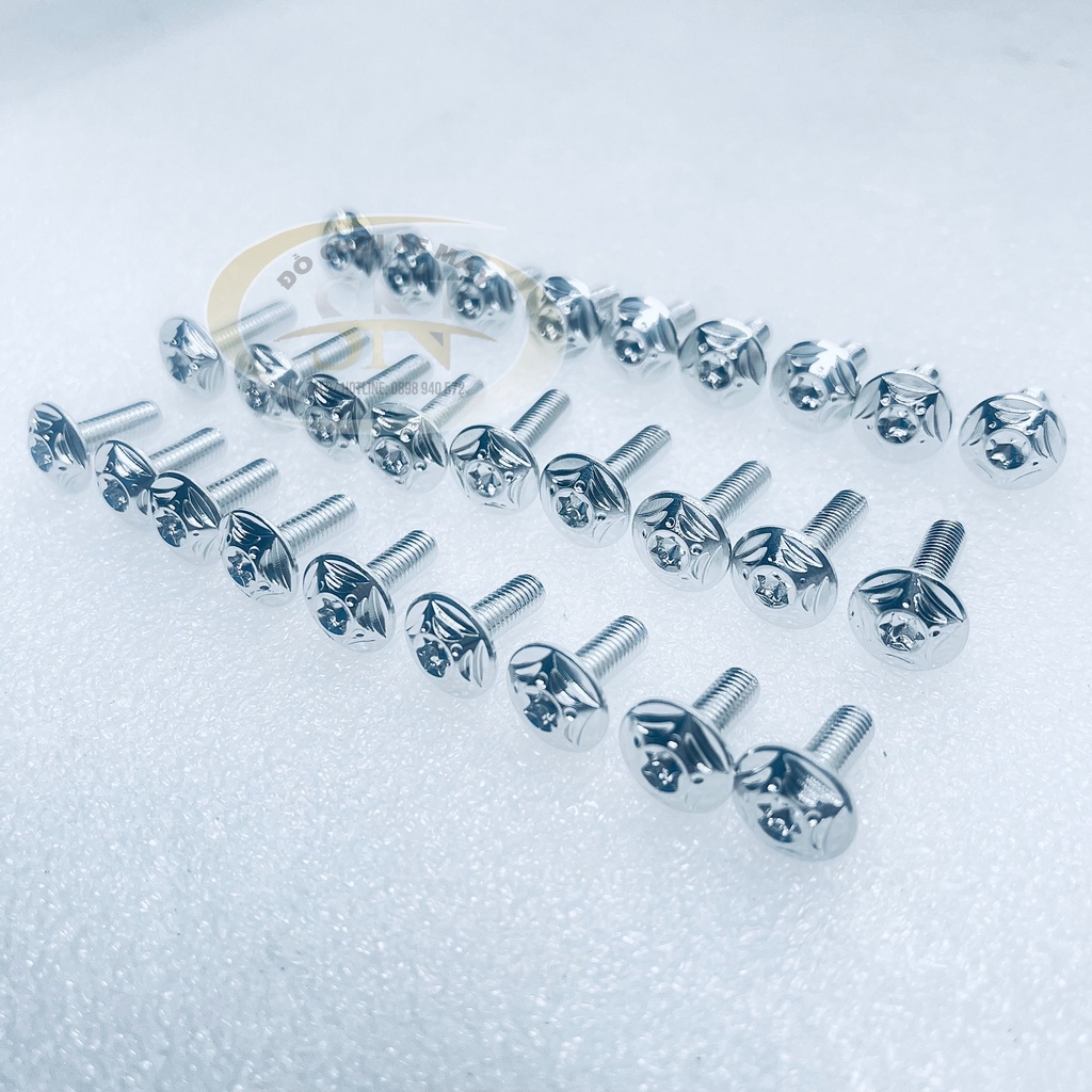 Ốc SALAYA 5li15 5li20 nhuyễn dù nhỏ gắn dàn áo chuẩn inox 304
