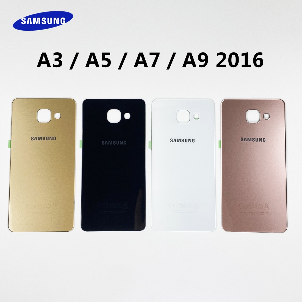 Thay Thế Cho Samsung Galaxy A3 A5 A7 A9 2016 A310 A310F A510 A510F A710 A710F A910 A910F Vỏ Pin Kính
