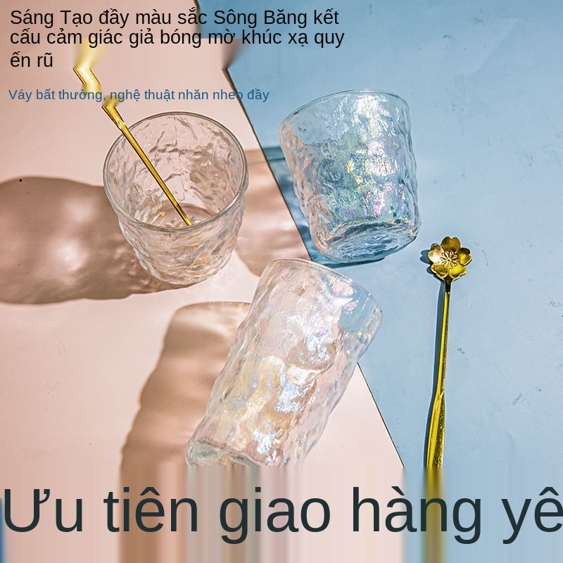 trong màu sông băng cốc nhà hàng cốc thủy tinh có giá trị cao nhà hàng Bắc Âu nước trái cây uống thủy tinh bia cốc nước