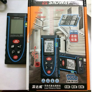 Máy Đo Khoảng Cách Bằng Laser SndWay SW-M100; Thước Đo Khoảng Cách Laze SND WAY Đo Tối Đa 100m