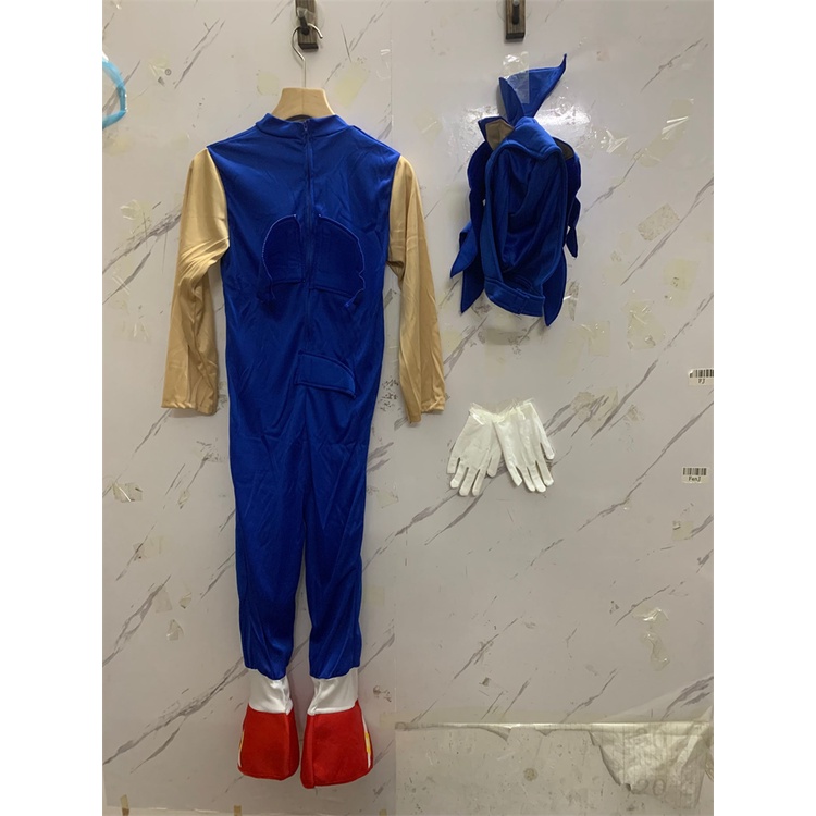 Bộ trang phục hóa trang nhân vật Sonic/ Balo dành cho trẻ em nhiều màu tùy chọn