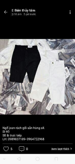 [Mã SMA071008 hoàn 10K xu đơn 0Đ] Quần Short Jean Rách Gối co giãn 4 chiều | BigBuy360 - bigbuy360.vn