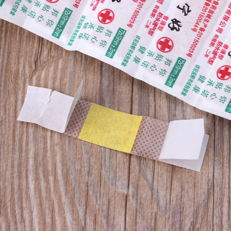 (Hàng Mới Về) Set 50 Miếng Dán Sơ Cứu Y Tế Thoáng Khí Chống Nước Dùng Một Lần Cho Người Lớn Và Trẻ Em