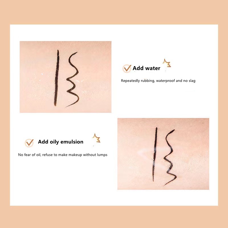 Bút kẻ mắt Gogo tales màu nâu trơn chống nước chống mồ hôi siêu mịn | BigBuy360 - bigbuy360.vn