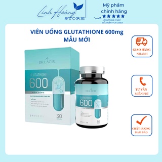viên uống glutathione 600mg mẫu mới