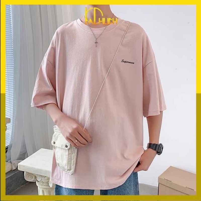 Áo thun tay lỡ nam in Superman vải cotton hàng dày dặn bao đẹp chuẩn shop