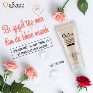 Sửa rửa mặt sạch sâu mềm mịn da queenie