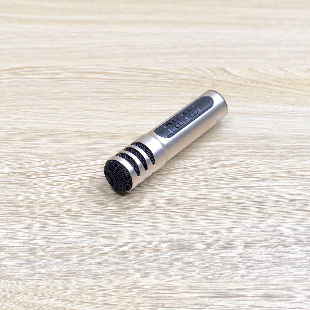 Mic thu âm C7 tích hợp 3 in 1 hát livestream , thu âm , karaoke ngoài ra 1 tặng tai nghe