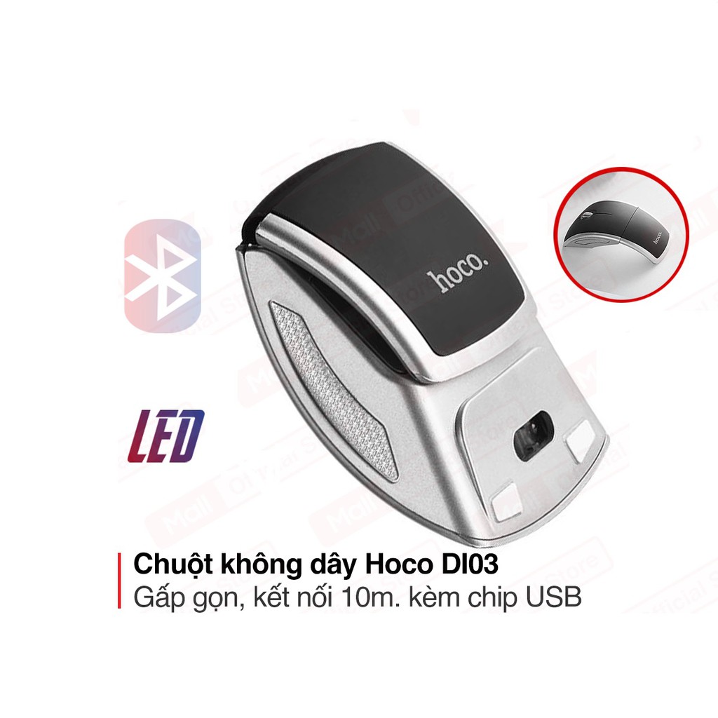 Chuột Máy Tính Bluetooth Hoco DI03 - Chất Lượng Tốt - Hàng Chính hãng