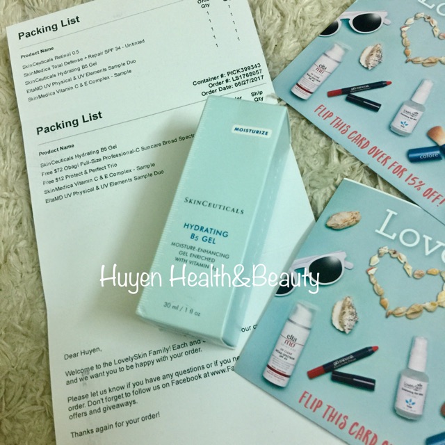 Dưỡng ẩm Skinceuticals Hydrating B5 Gel 30ml