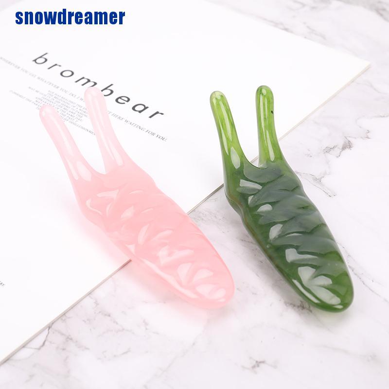 Dụng Cụ Mát Xa GuaSha Bằng Nhựa Resin Tự Nhiên Tiện Dụng