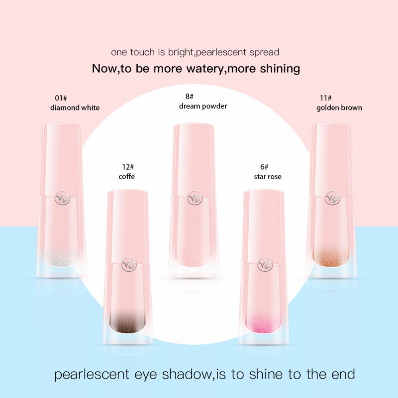 [Hàng mới về] Phấn mắt nhũ dạng lỏng trang điểm lấp lánh không thấm nước