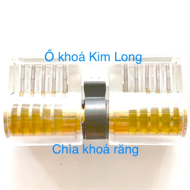 Ruột khoá tay gạt tập mở khoá chìa khoá răng