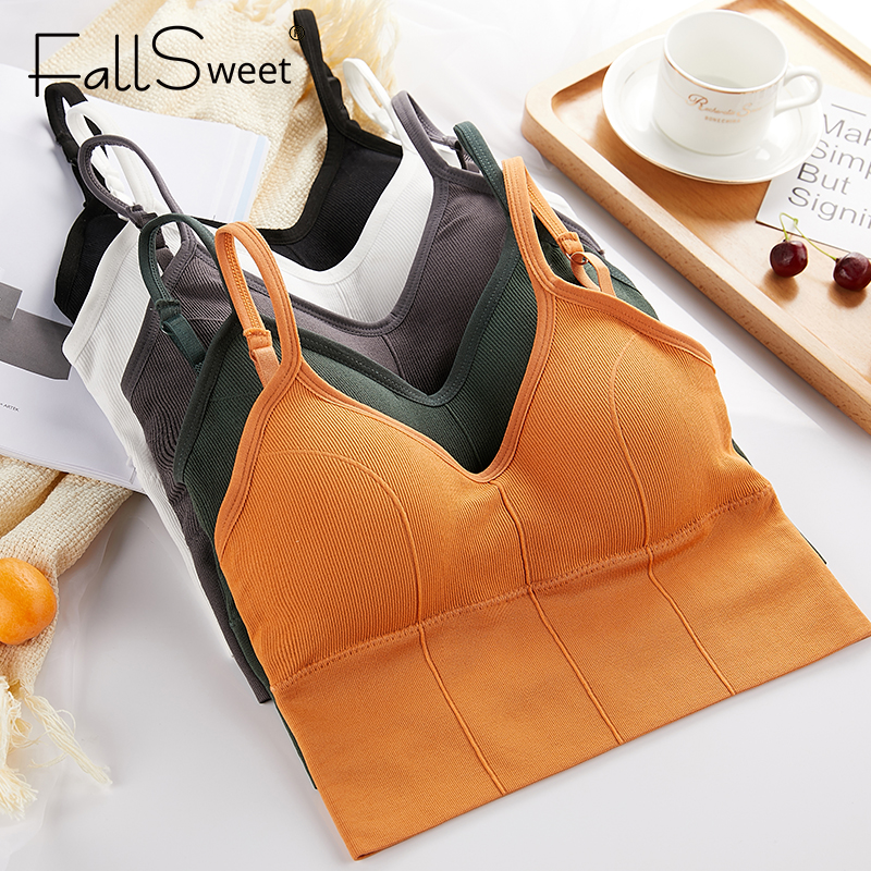 Áo lót FALLSWEET không gọng có mút nâng ngực size S-3XL thời trang