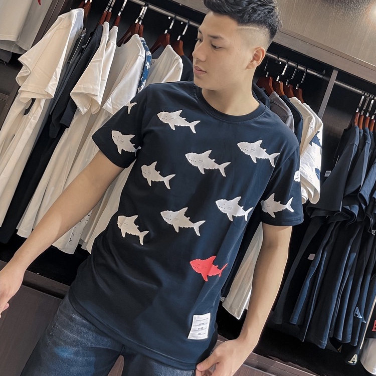 [FREESHIP ĐƠN TỪ 50K] Áo Thun Nam Nữ Thom cá in kín Streetwear Áo Phông Nam Form Rộng Basic Cotton Oversize