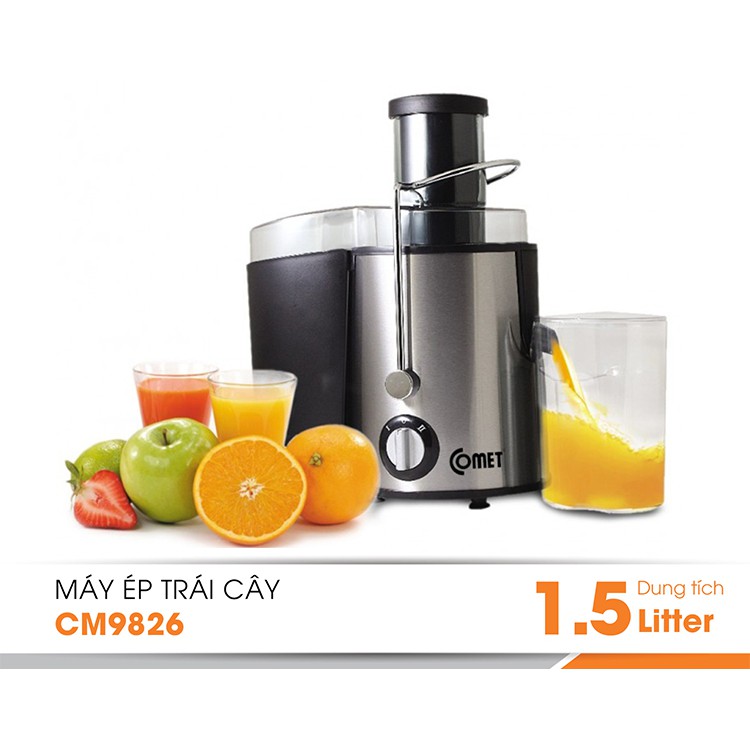 [Mã ELHA22 giảm 5% đơn 300K] Máy ép trái cây Comet CM9826