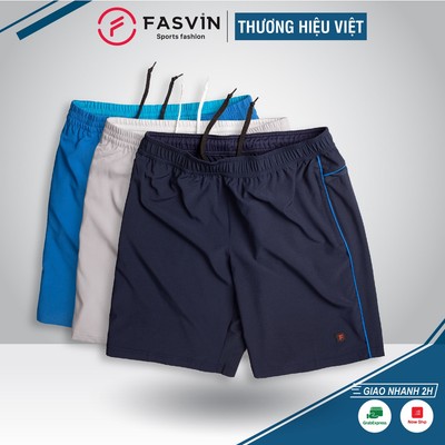 Quần đùi nam BIG SIZE FASVIN vải dù gió co giãn mềm mát túi có khóa D20266.HN